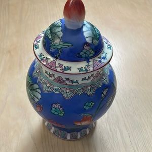 flower gingerJar made in china size 8"